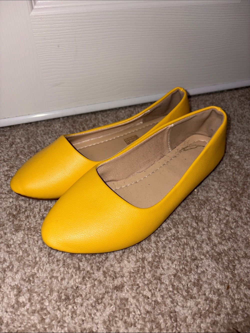 Women’s Yellow Ballet Flats - Classic Slip-On Style